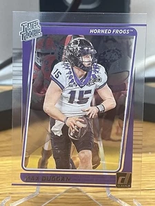 Max Duggan 2023 Chronicles Draft Picks Clearly Rated Rookie No. 47 - TCU - Picture 1 of 2