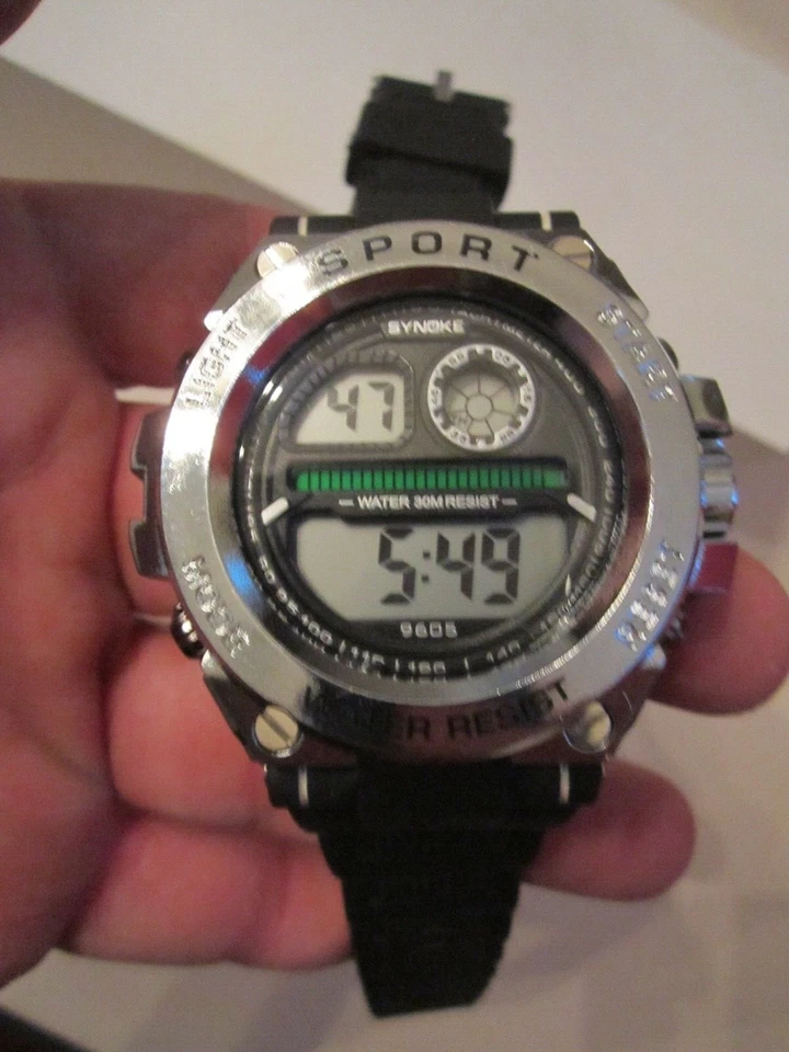 SYNOKE SPORTS CHRONOGRAPH WATCH - 9605 - BBA-31 - Image 1 of 4