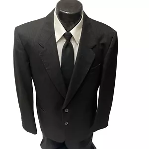 Vtg 50's Style TIGER of Sweden Black Sport Coat Red ATOMIC Rockabilly Jacket - Picture 1 of 14