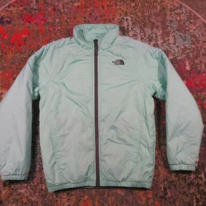 The North Face Kira Insulated Jacket Liner Girls M 10/12 Mint Green Stains* - Picture 1 of 11