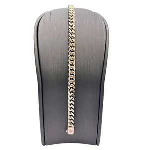 9ct 9k Rose Gold Curb Cuban Link Bracelet 16.44 Grams 19cm 5.7mm Wide. Brand New - Picture 1 of 7