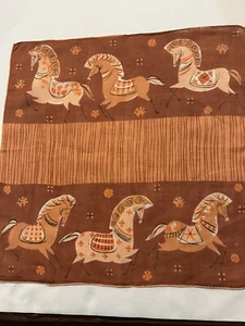 Show Horses By Jeanne Miller Hankie - Picture 1 of 7