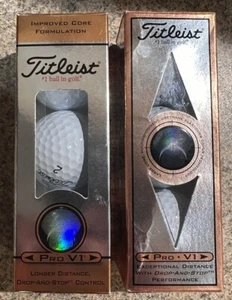 Titleist Pro V1 392 Golf Balls 2 Sleeves 6 Balls - Vintage Collectible - Picture 1 of 12