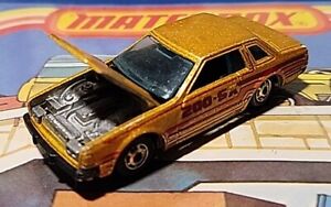 1981 Hot Wheels Datsun 200 SX, Mattel, Gold, Motorhaube öffnet/in gutem Zustand!