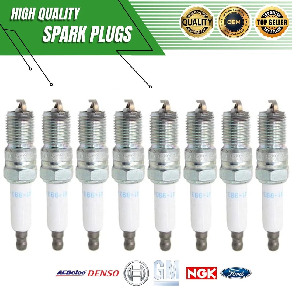 8x Bujías Acdelco genuinas para Chevrolet K1500 1996-02 GMC P3500 C1500 5,0 L Foto 1 de 4