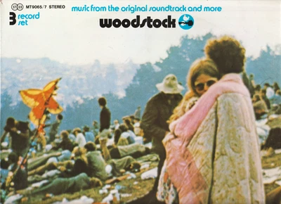 WOODSTOCK, 1970 original Japan 1st press Atlantic LIVE 3LP + 9 inserts! NM - Image 1 of 4