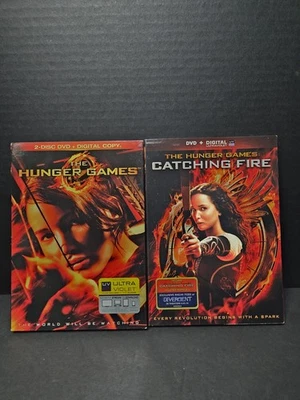 The Hunger Games: Catching Fire DVD, The Hunger Games 2-Disk DVD Lot - Imagem 1 de 4