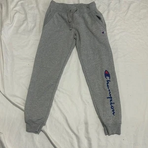 Champion Joggers Donna Grigio Powerblend Pile Taglia XS Extra Small - Foto 1 di 8