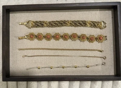 Комплект из 5 браслетов Sarah Coventry Goldette 925 - Изображение 1 из 4