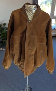 Herren Lederjacke Gr. L Italien Braun Echt Leder Vyctorlux - Bild 1 von 6