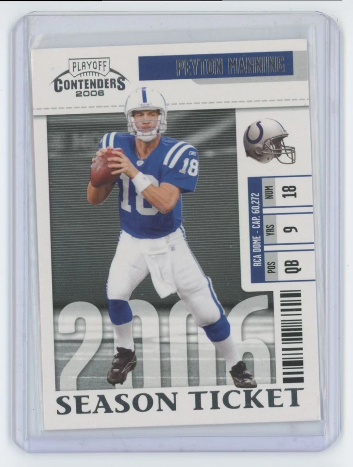 2006 Playoff Contenders Peyton Manning . Indianapolis Colts #43 - Image 1 of 2