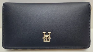 Tommy Hilfiger Poppy Reform Large Geldbörse – Schwarz – Zip-Around (2658 W2) - Bild 1 von 3