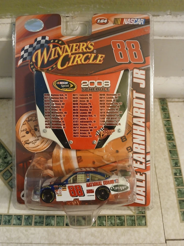 NEW Dale Earnhardt Jr Diecast Car Winners Circle 2008 Schedule Hood 1/64 #88 - Image 1 of 1