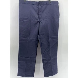 DICKIES Men's Navy Blue 874 Original Fit Straight-Leg Work Pants SZ 46x32 - Picture 1 of 10