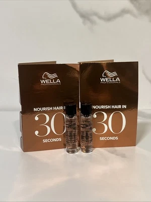 Suero Wella Ultimate Smooth Miracle Oil 0,1 oz cada X2 - MUESTRA cardada auténtico Foto 1 de 2