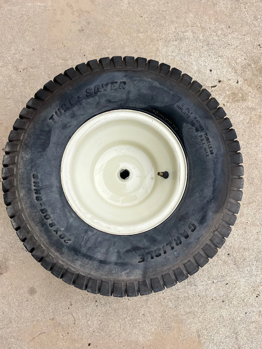 Una Rueda De Llanta De Tractor De Césped De 12 X 8,5 5 Pernos Cub Cadet Se Adapta A Neumático De 23 X 10,50-12