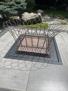 Antique French Wire Basket Aidan Gray? Decorative Planter Gorgeous - Picture 1 of 23
