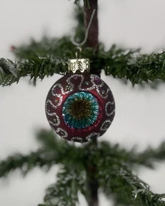 1237/25  1x Weihnachtsschmuck Christbaumschmuck Kugel Reflexkugel - Bild 1 von 4