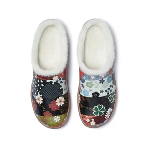 Zapatos cómodos UIN para mujer Mules puntera ancha zapatillas informales (Hana Málaga) - Imagen 1 de 7