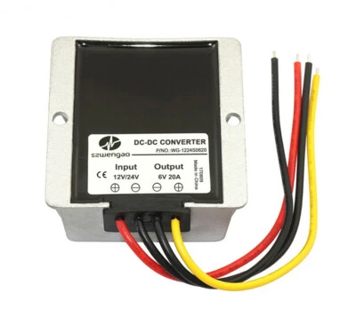 1x DC power converter 10 ~ 36V to 6V DC-DC 12V / 24V to 6V 20A 120W - Image 1 of 4