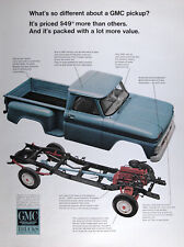 1966 GMC PICKUP Lot of (3) Genuine Vintage Ads ~ FREE SHIPPING! 