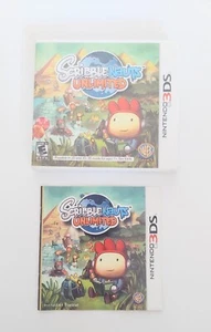 Scribblenauts Unlimited Nintendo 3DS Case and Instruction Book ONLY - Picture 1 of 3