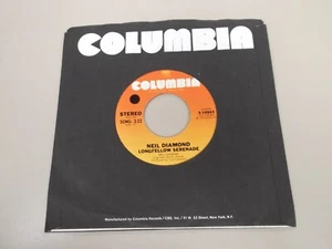 Neil Diamond - Longfellow Serenade / Rosemary's Wine - Columbia 3-10043 VG+ - Picture 1 of 4