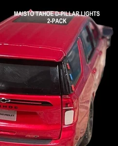 1/24 1/26 2021 MAISTO CHEVY TAHOE LUCI PILASTRO CONFEZIONE 2 LED PERSONALIZZATE FUOCO 31 - Foto 1 di 5