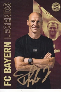 Hans PFLÜGLER - Campeón del mundo de fútbol 1990, FC Bayern München, leyenda, ¡original! - Imagen 1 de 1