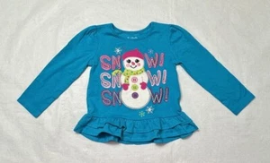 Girls Toddler & Infant Christmas T-Shirts-12M-18M-24M-2T-3T-4T - Picture 1 of 17