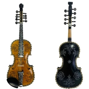 Deluxe hardanger Norwegian fiddle 4/4 violin,concert viola d'Amore (4*5) #13032 - Picture 1 of 6