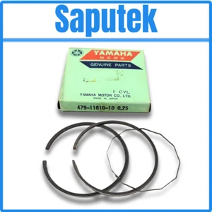 Anillos de pistón de gran tamaño 0,25 genuinos 479-11610-10 OEM Yamaha RS125 RS-125 RS 125 - Imagen 1 de 5