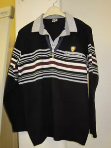 Herren-Pullover Troyer Gr. M mit Hemdkragen schwarz - Bild 1 von 1