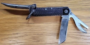 SHEFFIELD KNIVES- BRITISH ARMY 3-PIECE FOLDING KNIFE WITH BLACK DIAMOND HANDLES, - Picture 1 of 10