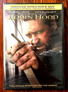 ROBIN HOOD (2010) DVD—UNRATED WIDESCREEN DIRECTORS CUT—RUSSELL CROWE—NEW/SEALED - Picture 1 of 1