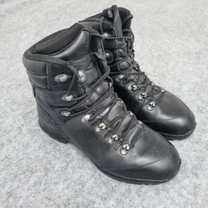 Haix Boots UK 10.5 Black Leather Commander GoreTex Vibram Military Combat Army - Picture 1 of 19