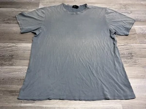 Alfani Mens Premium Pima Cotton T-Shirt Gray Size Large Blank Basic Casual Tee - Picture 1 of 7