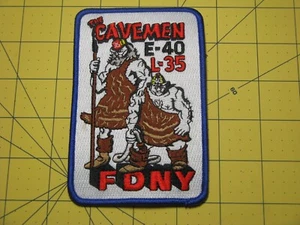 New York City Fire department-FDNY Engine 40 Ladder 35 The Cavemen patch - Picture 1 of 1