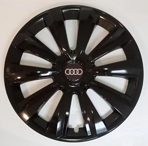 4 Enjoliveurs Roues Boulons Audi 80 90 100 A1 A2 A3 A4 Allroad A6 TT 16" nero - Imagen 1 de 1