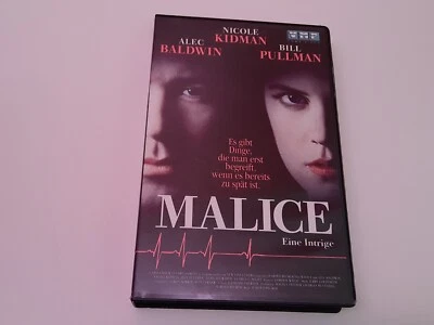 Malice Eine Intrige 1993 VHS German PAL Video Großbox Alec Baldwin Nicole Kidman - Bild 1 von 4