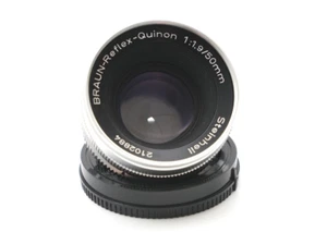 Braun Reflex Quinon 50mm 1,9 f1.9 Objektiv Steinheil München Lens Paxette - Bild 1 von 5