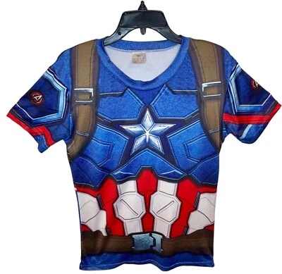 Marvel Captain America Boys T-Shirt SIZE XL Short Sleeve Superhero - Image 1 of 4