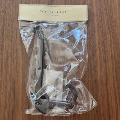 7" Aged Bronze Pottery Barn Carriage Hook Robe Towel Jacket Hook - Image 1 of 4