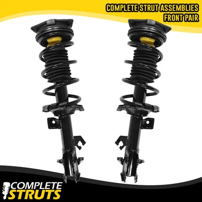 Front Pair Complete Struts & Coil Spring Assemblies For Nissan Versa 2007-2012 - Imagem 1 de 4