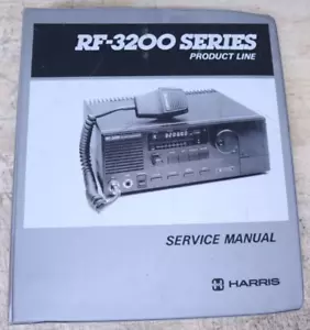 Nice Used Vintage RF-3200 Series Radio Service Manual Binder Parts 3200E 3200TBP - Picture 1 of 9