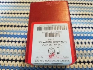 Nuovissimo PFC 3/8-16 dadi esagonali a vite per macchina filettatura grossolana MPN 2GA71 (quantità 1700 - Foto 1 di 2