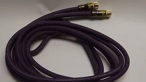 ESOTERIC AUDIO PREMIUM COAXIAL RG6 CABLE TV VCR DVR INTERNET F CONNECTOR INDOOR - Picture 1 of 7
