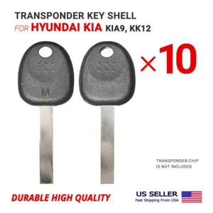 10X Transpondedor Llave Estuche con Hoja Hyundai Kia KIA9 KK12 - Imagen 1 de 2
