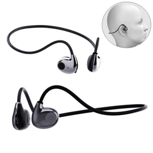 Bone Conduction Earphone Sport Wireless Headset Built-in Mic Hands-free Earpiece - Picture 1 of 12