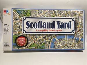 Scotland Yard Board Game 1985 Edition 100% Complete